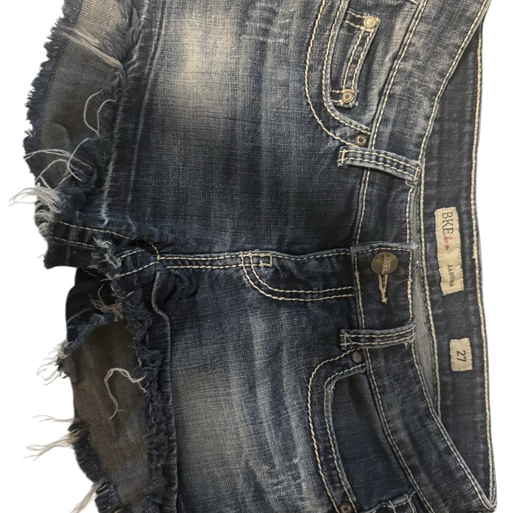 BKE Distressed Denim Shorts